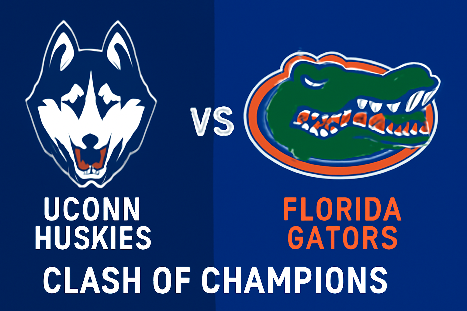 UConn Huskies vs Florida Gators basketball
